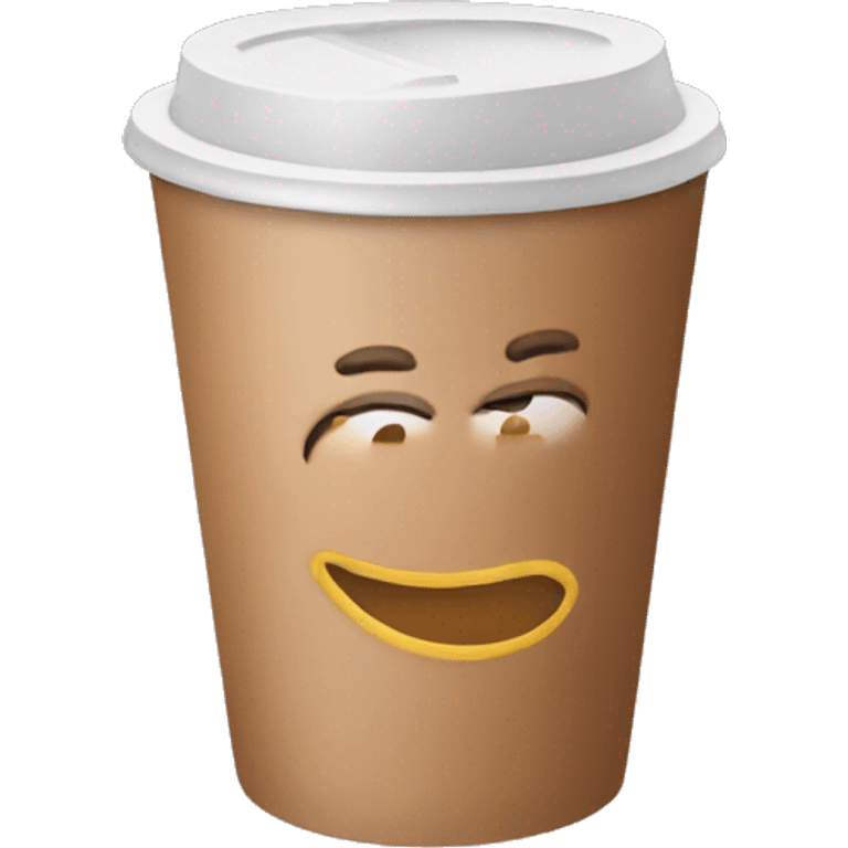 Disposable coffee cup emoji