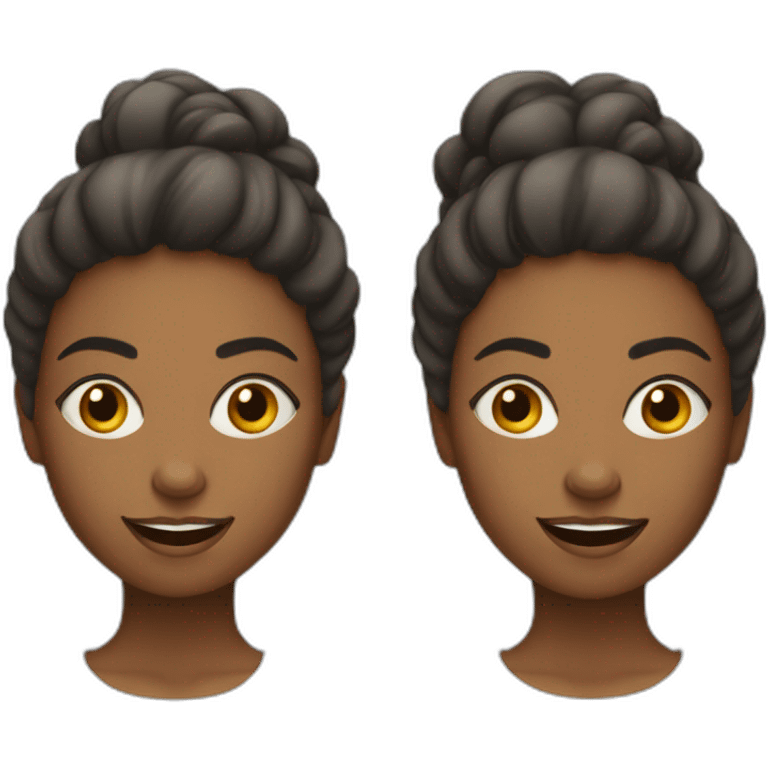 deux femmes qui dansent  emoji