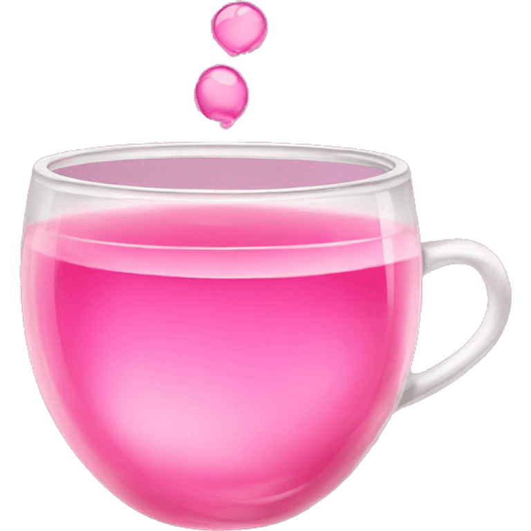 Pink bulle tea emoji