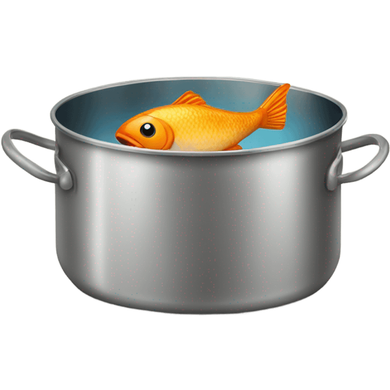 Fish in saucepan  emoji