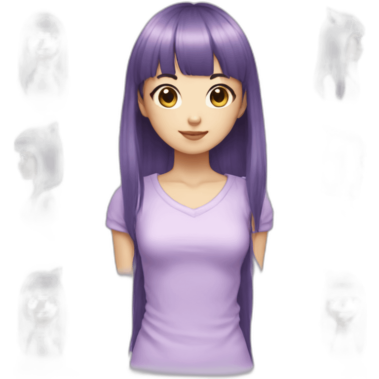 light-purple-blunt-bangs-short-mullet-hair-cat-ear-japanese-girl emoji