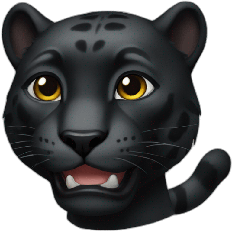 Black panthère emoji