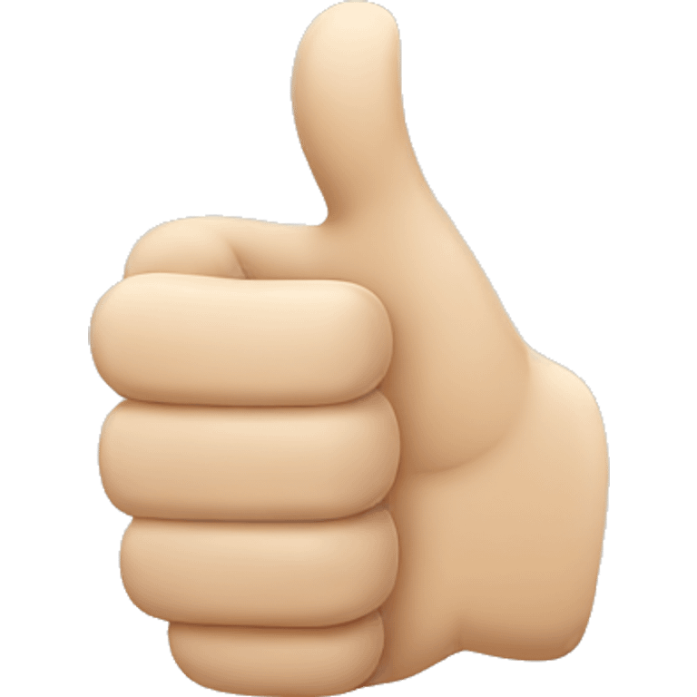 thumbs up hand emoji