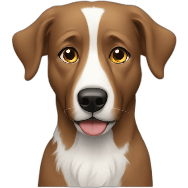 bald man with beard and australian shepard emoji