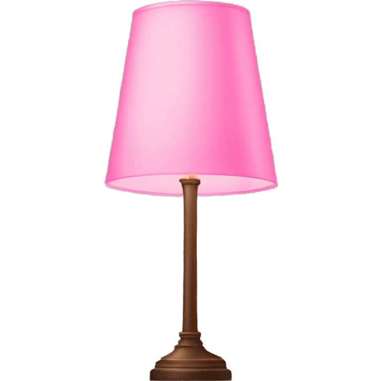 Tall pink lamp emoji