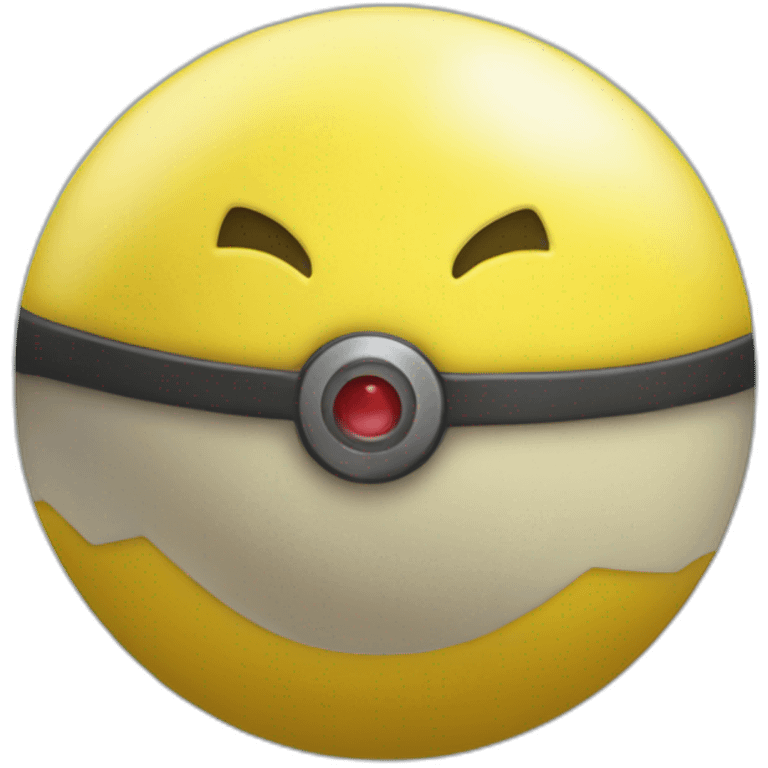 Yellow Poké ball emoji