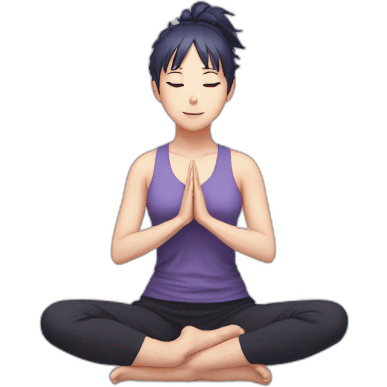 Cute hinata yoga emoji