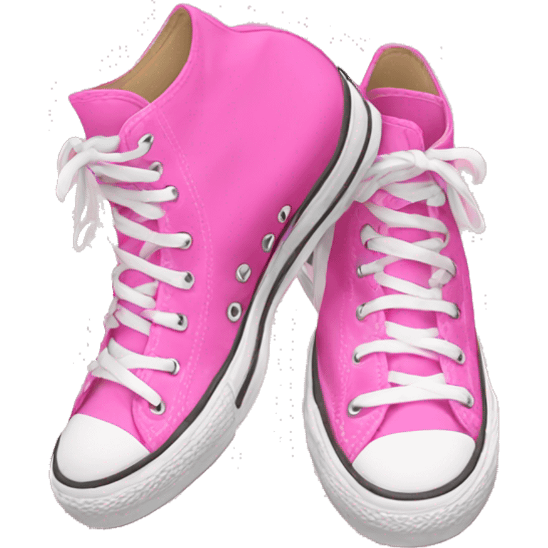 Pink converse emoji