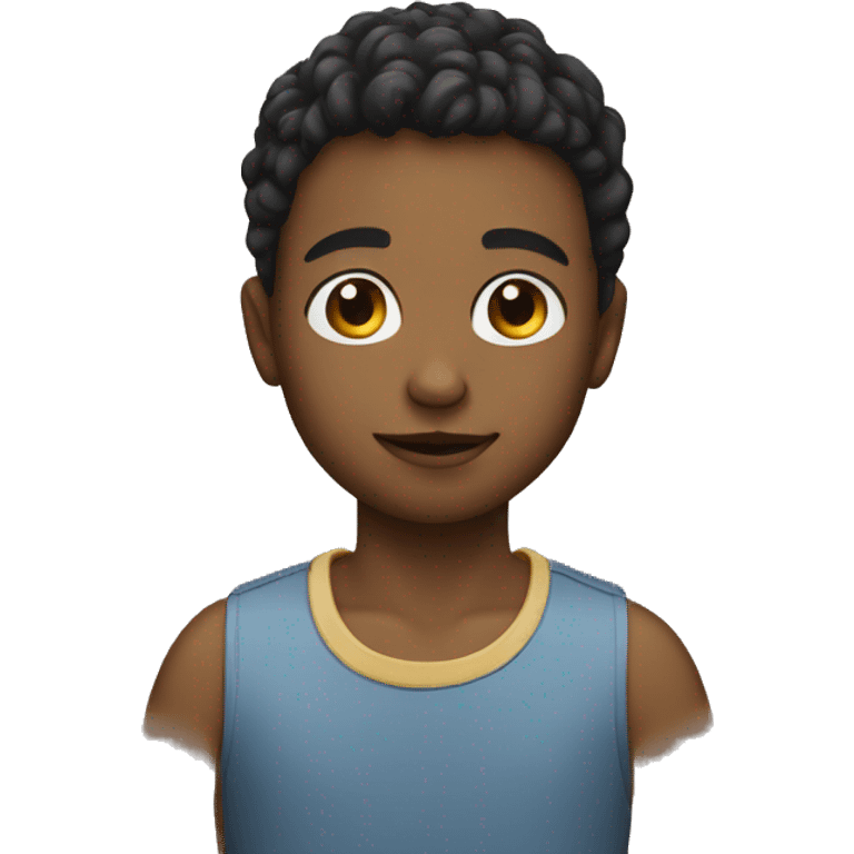 boy with ai emoji