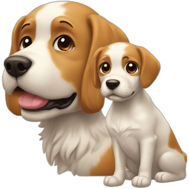 Chat et chien emoji