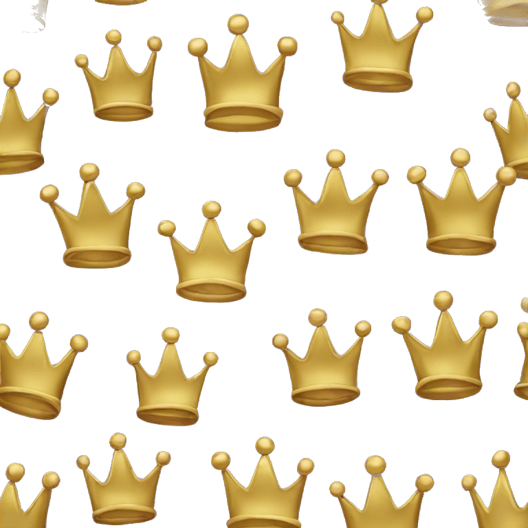 Gold and purple crown emoji