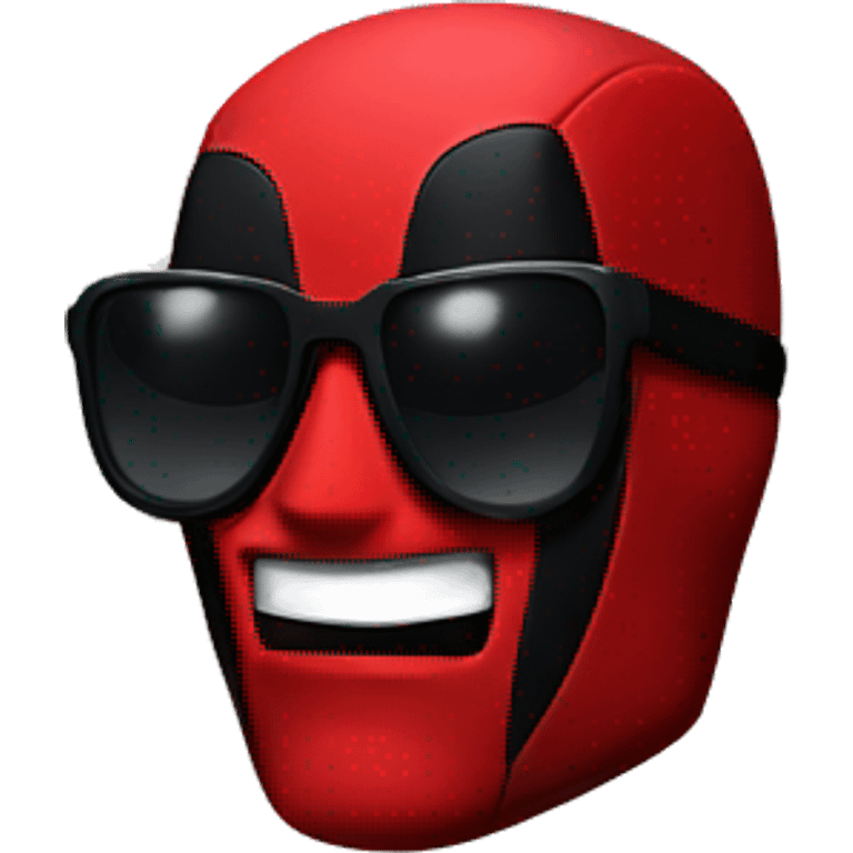 Deadpool with sunglasses  emoji