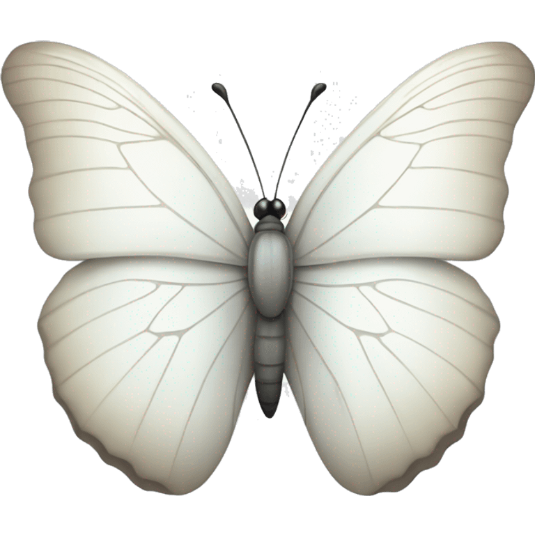 White butterfly emoji