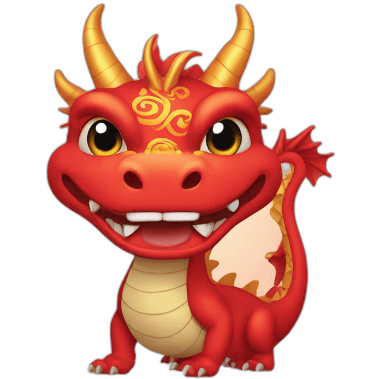 dragon cute chinese new year emoji