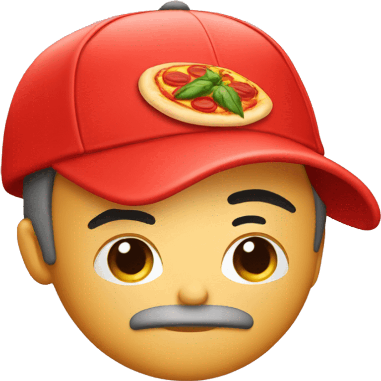 Pizza sauce hat emoji