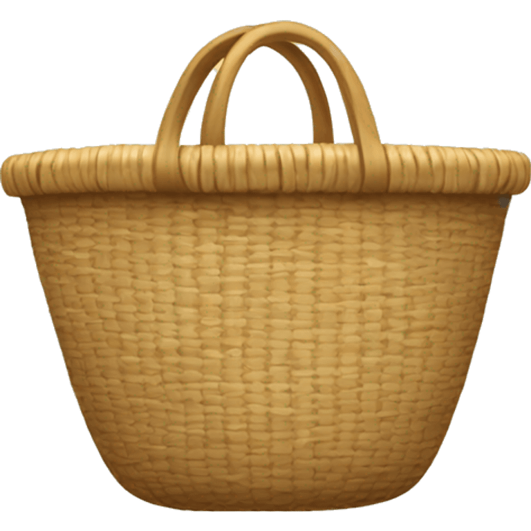 Straw bag emoji