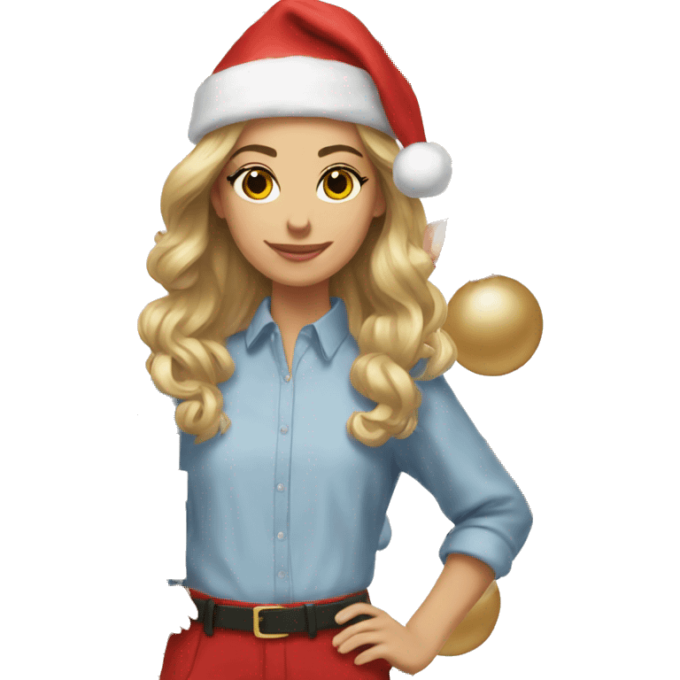 Preppy Christmas emoji