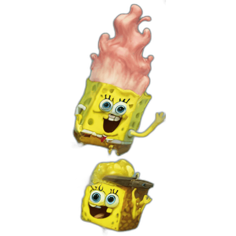 Spongebob imagination emoji