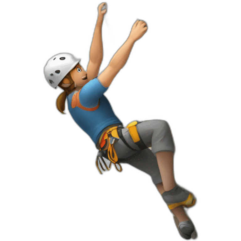 rock climbing Vi from Arcane emoji