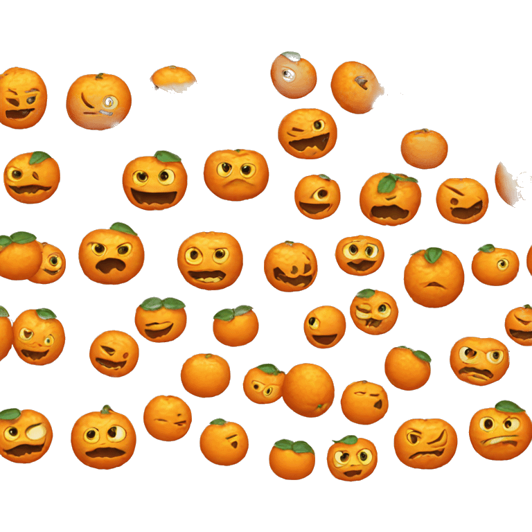 orange evil emoji