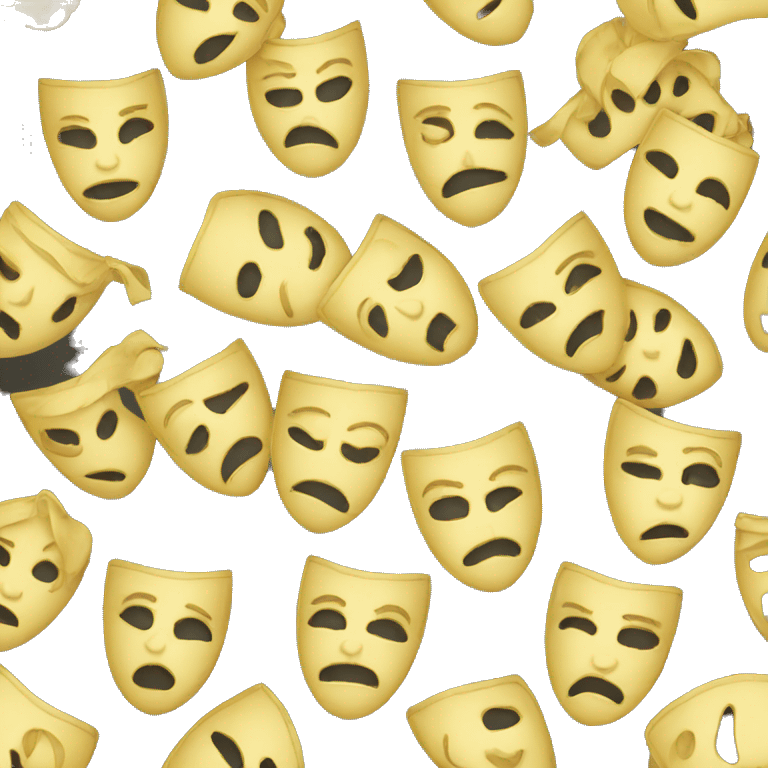 Drama masks emoji