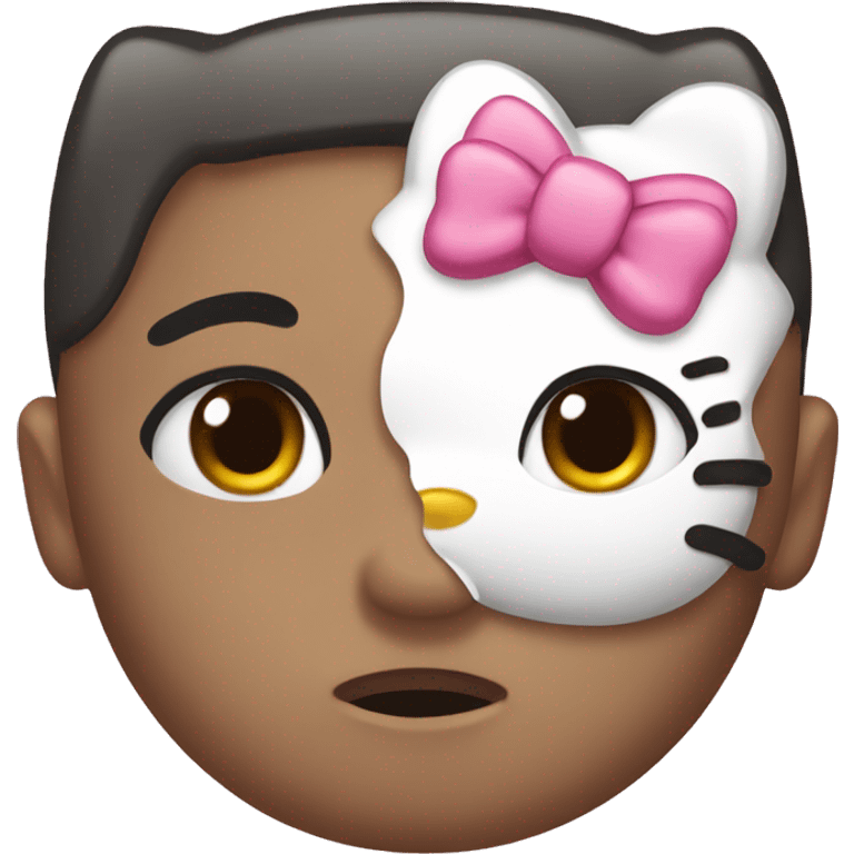 crying hello kitty emoji