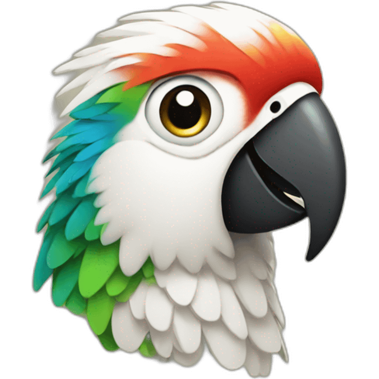 parrot is artist emoji