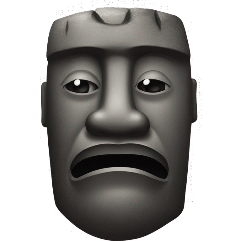 moai rock mewing emoji