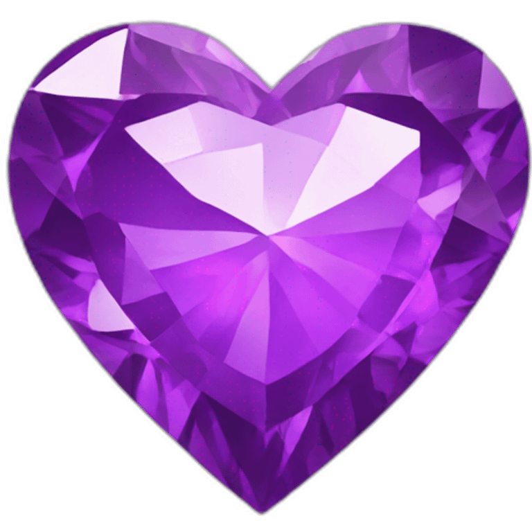 Purple heart diamond emoji