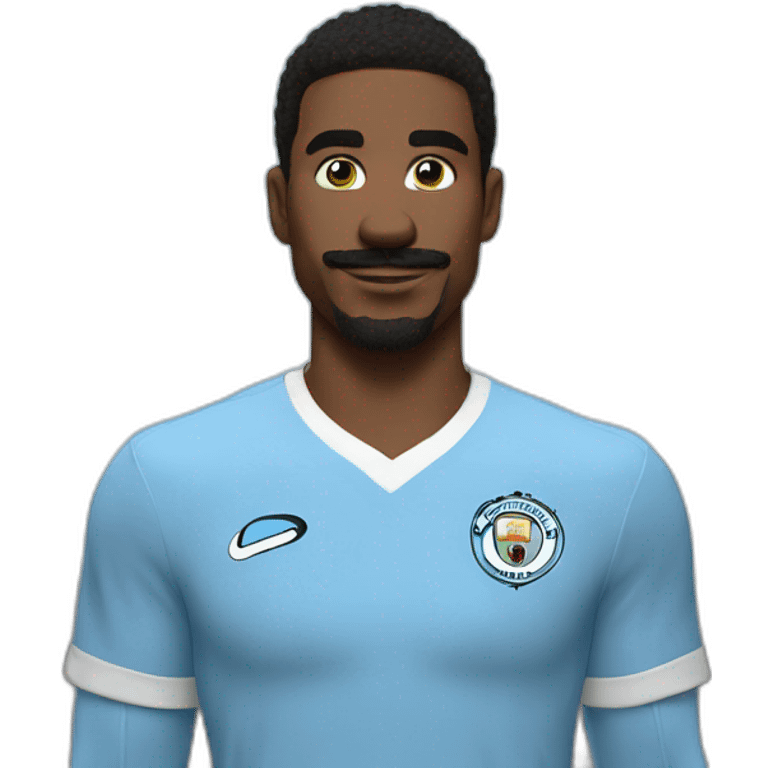 mario bros in manchester city jersey emoji