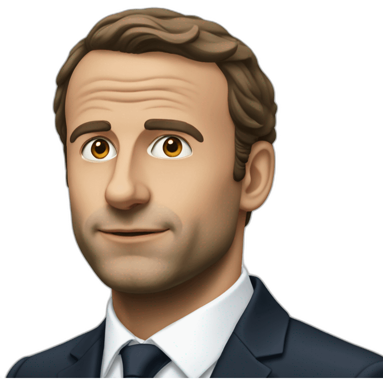 macron rigole emoji