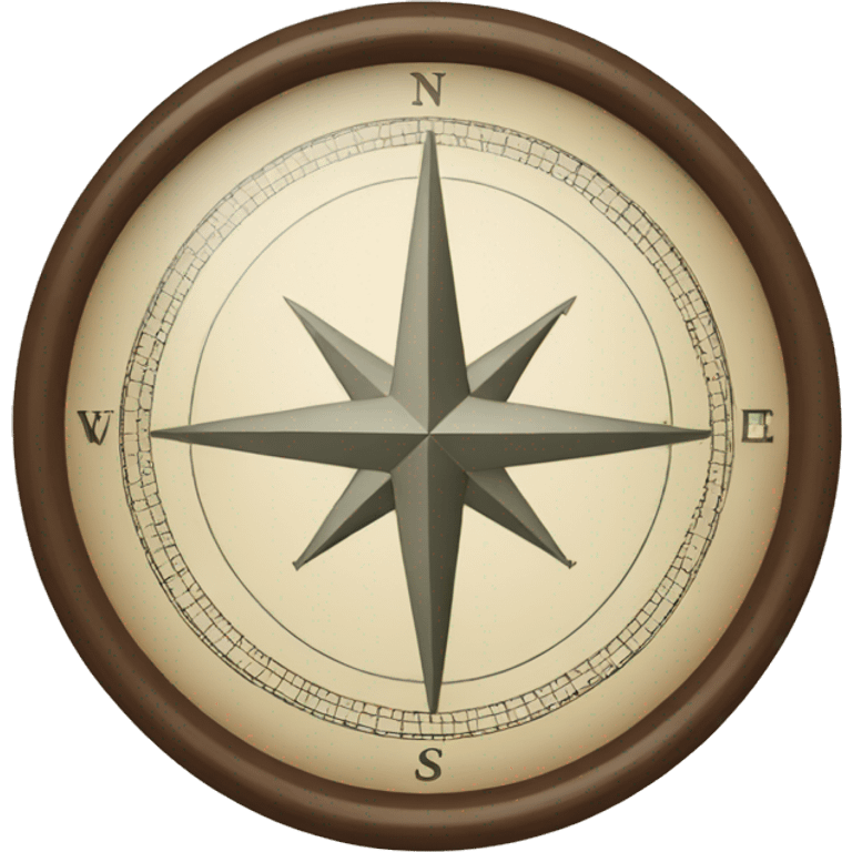 compass pointing east emoji