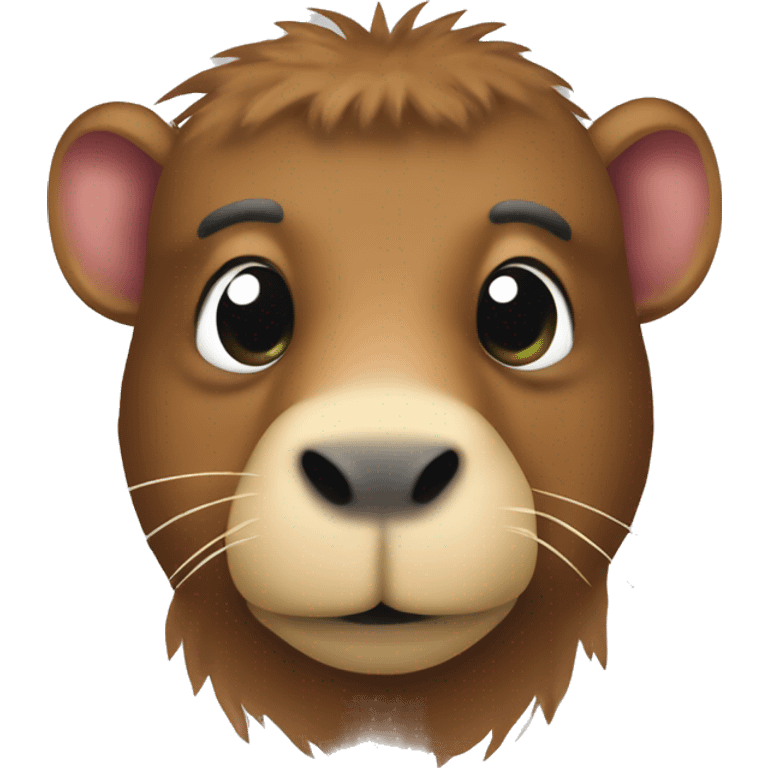 capibara con letrero que diga I’m outsourcing  emoji