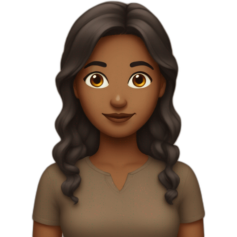 Brown girl  emoji