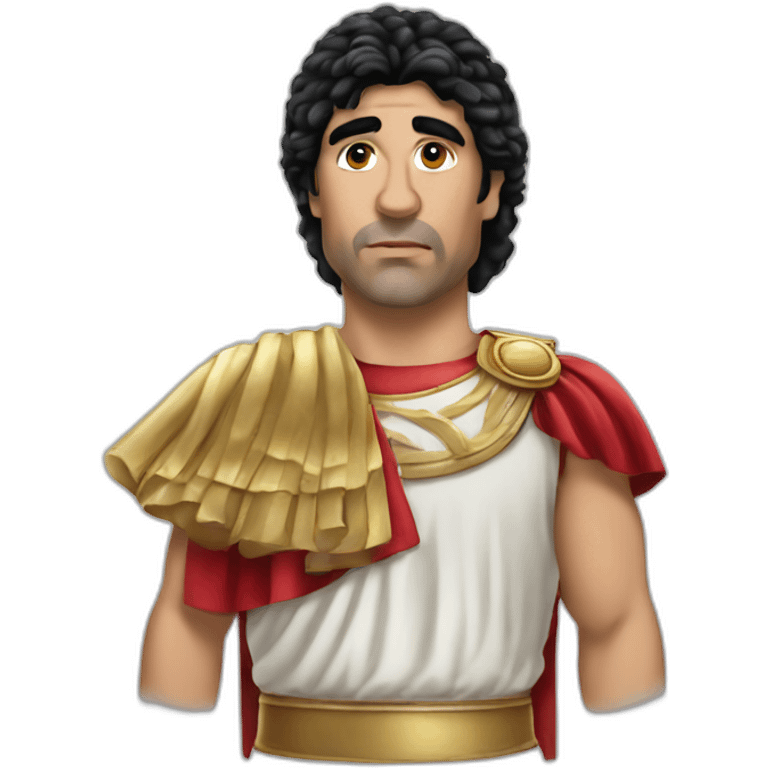 Realistic-Maradona-dressed-as-a-Roman-emperor emoji