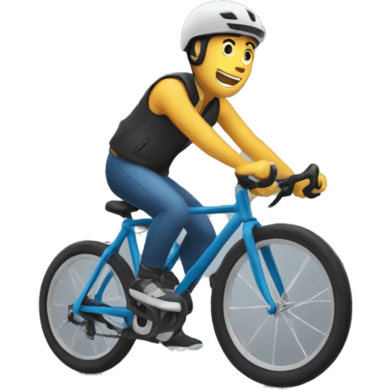 Man on bike emoji