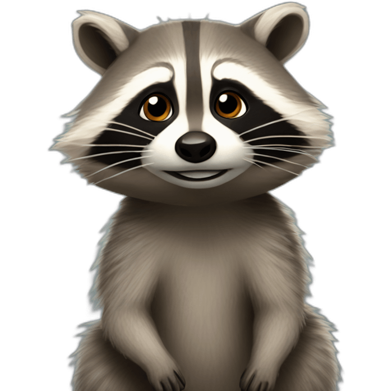 Raccoon like Jodel emoji