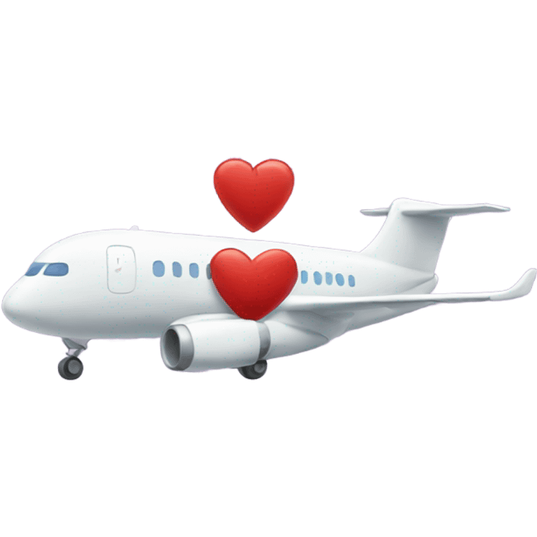 Love airplane  emoji