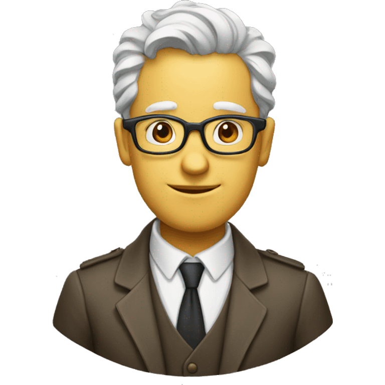 Réfléchir intellectuel  emoji