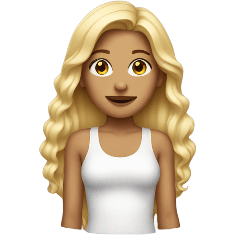 blonde girl no jewelry closed mouth emoji