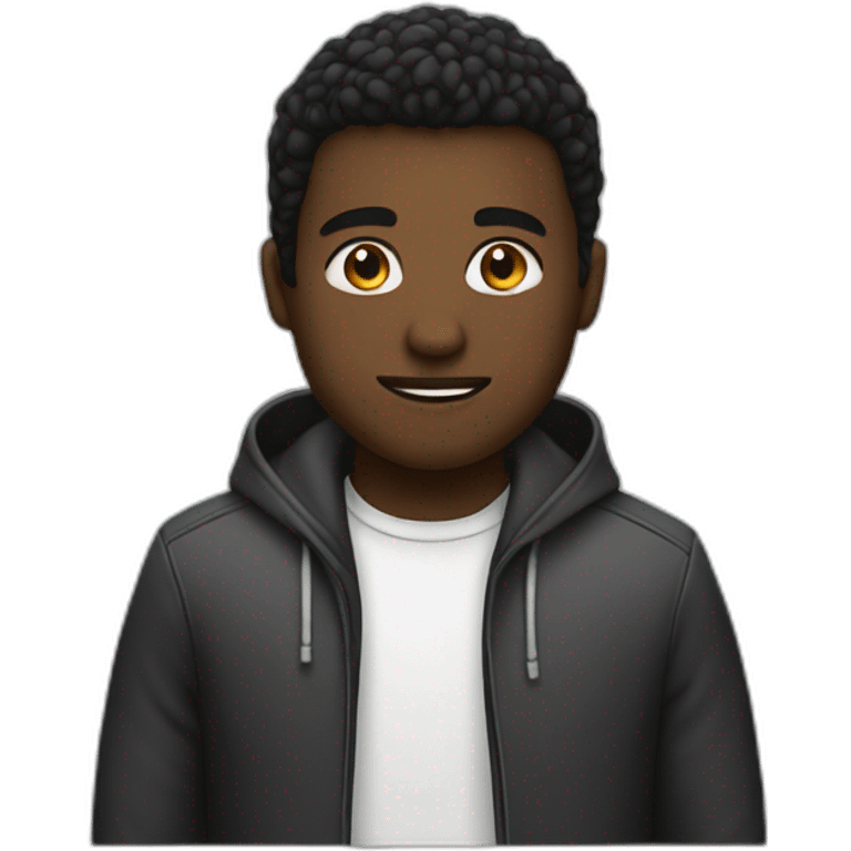 negro y blanco emoji