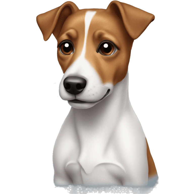 dog jack russel head emoji