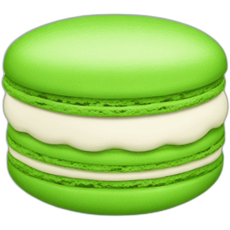 green Macaron  emoji