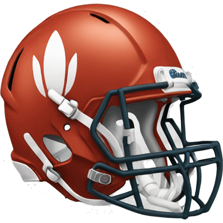 football helmet with Rocket logo emoji