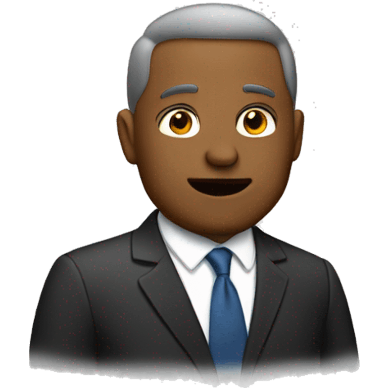 executive talking emoji