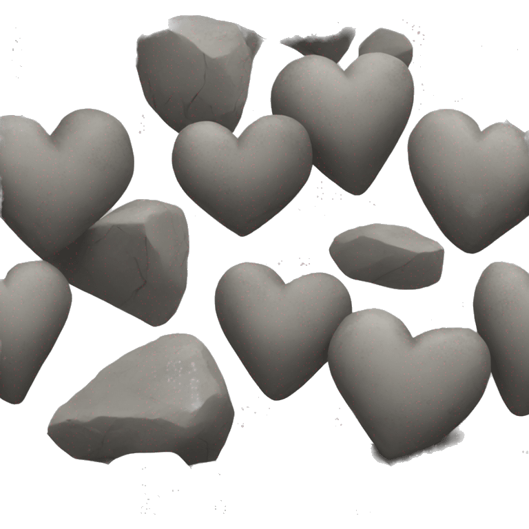 Rock heart emoji