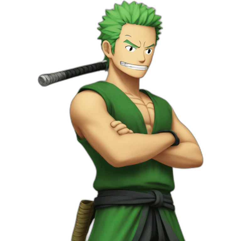 Zoro One Piece Standing emoji