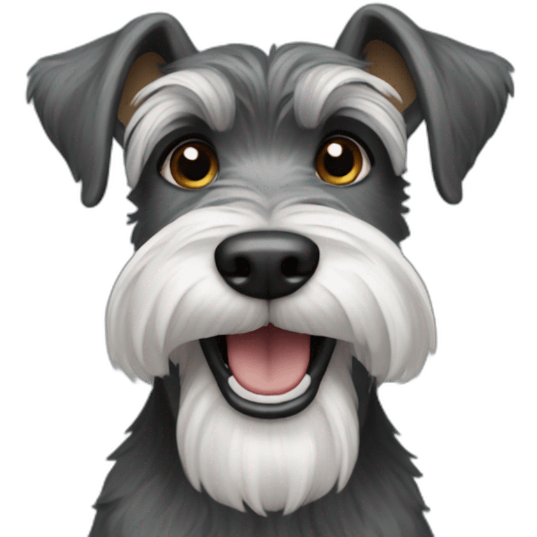 schnauzer-smiling emoji