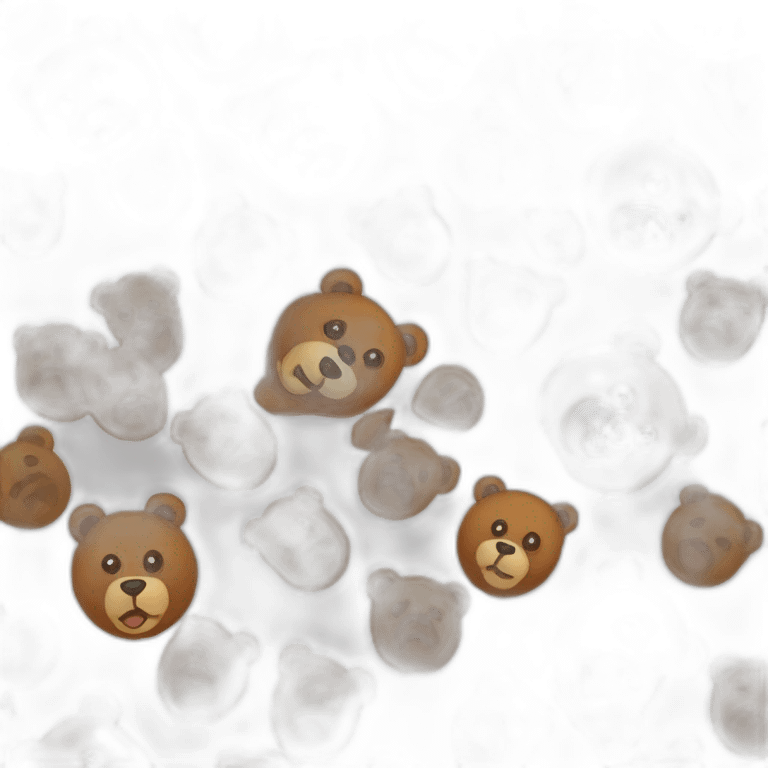 Xi jinping as brown bear emoji