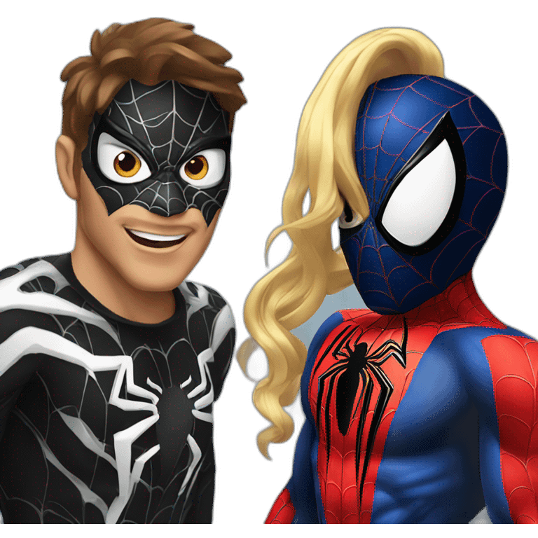 Spiderman-and-venom emoji